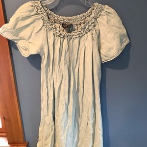 Denim off shoulder Sundress